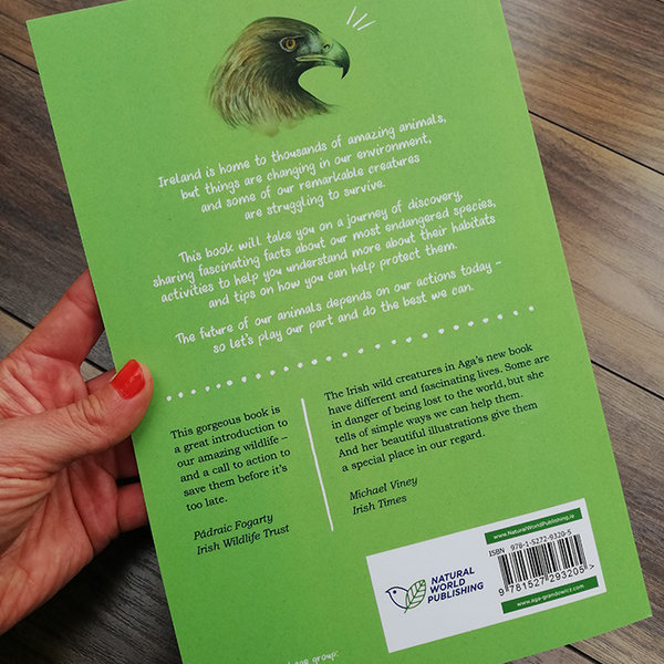 Remarkable Creatures: a guide to some of Ireland’s disappearing animals_book by Aga Grandowicz_back cover