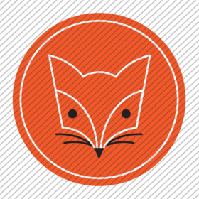 Predesigned Fox logo by Aga Grandowicz. Icon only.