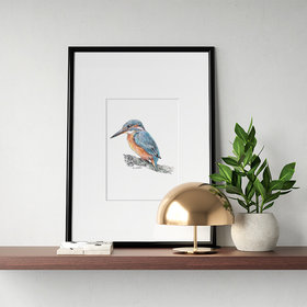 Kingfisher #1 – original artwork by Aga Grandowicz