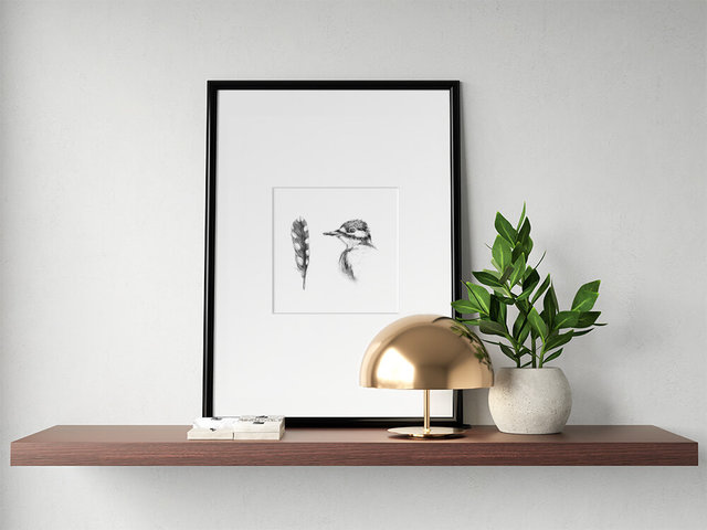 Great spotted woodpecker #2 – original artwork